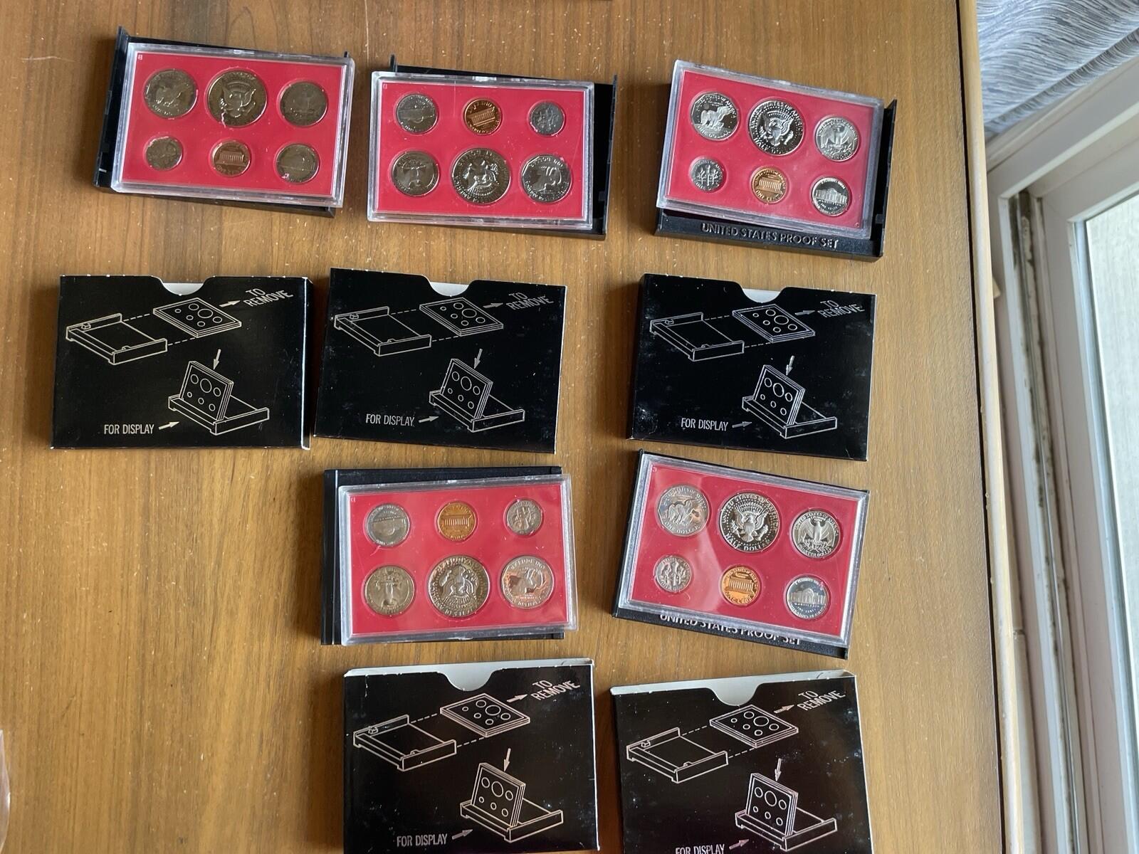 1980 Proof Sets In Original Boxes And Original US Mint Shipping Box Lot Of 5 - Image 4