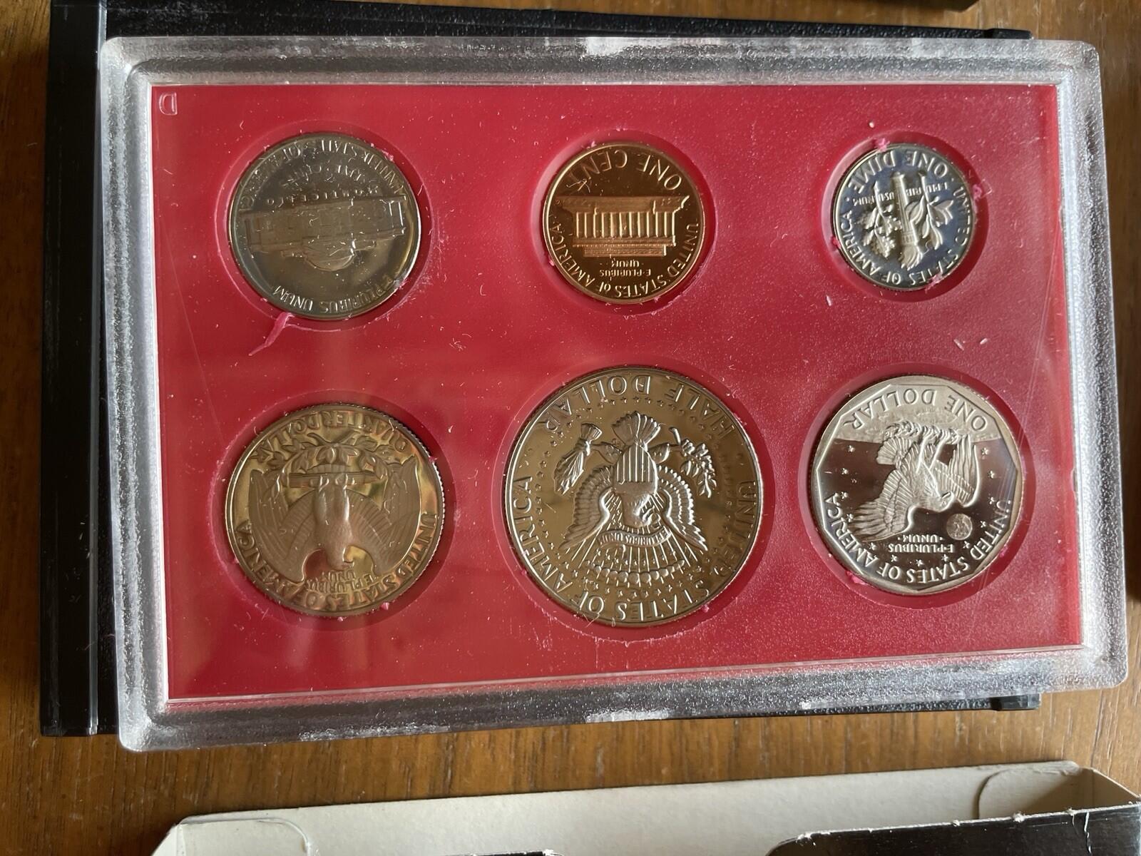 1980 Proof Sets In Original Boxes And Original US Mint Shipping Box Lot Of 5 - Image 6
