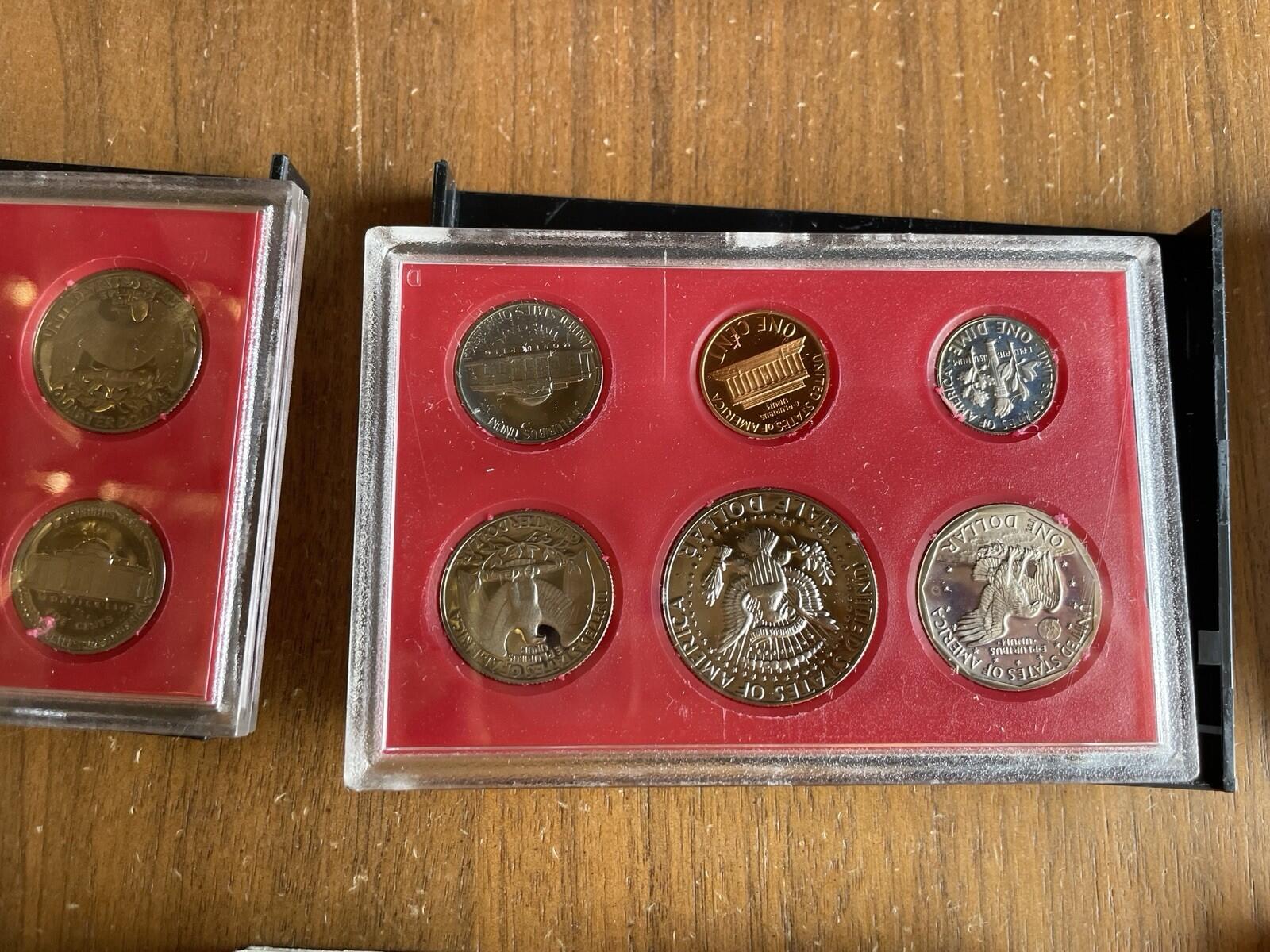 1980 Proof Sets In Original Boxes And Original US Mint Shipping Box Lot Of 5 - Image 8