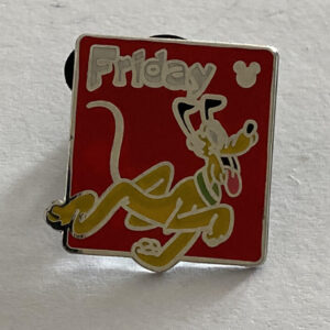 Days Of The Week Pluto Friday Disney Pin