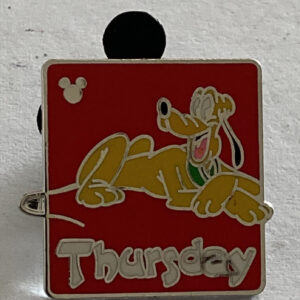 Days Of The Week Pluto Thursday Disney Pin
