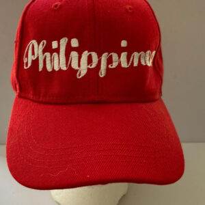 Philippines Red Baseball Cap Hat