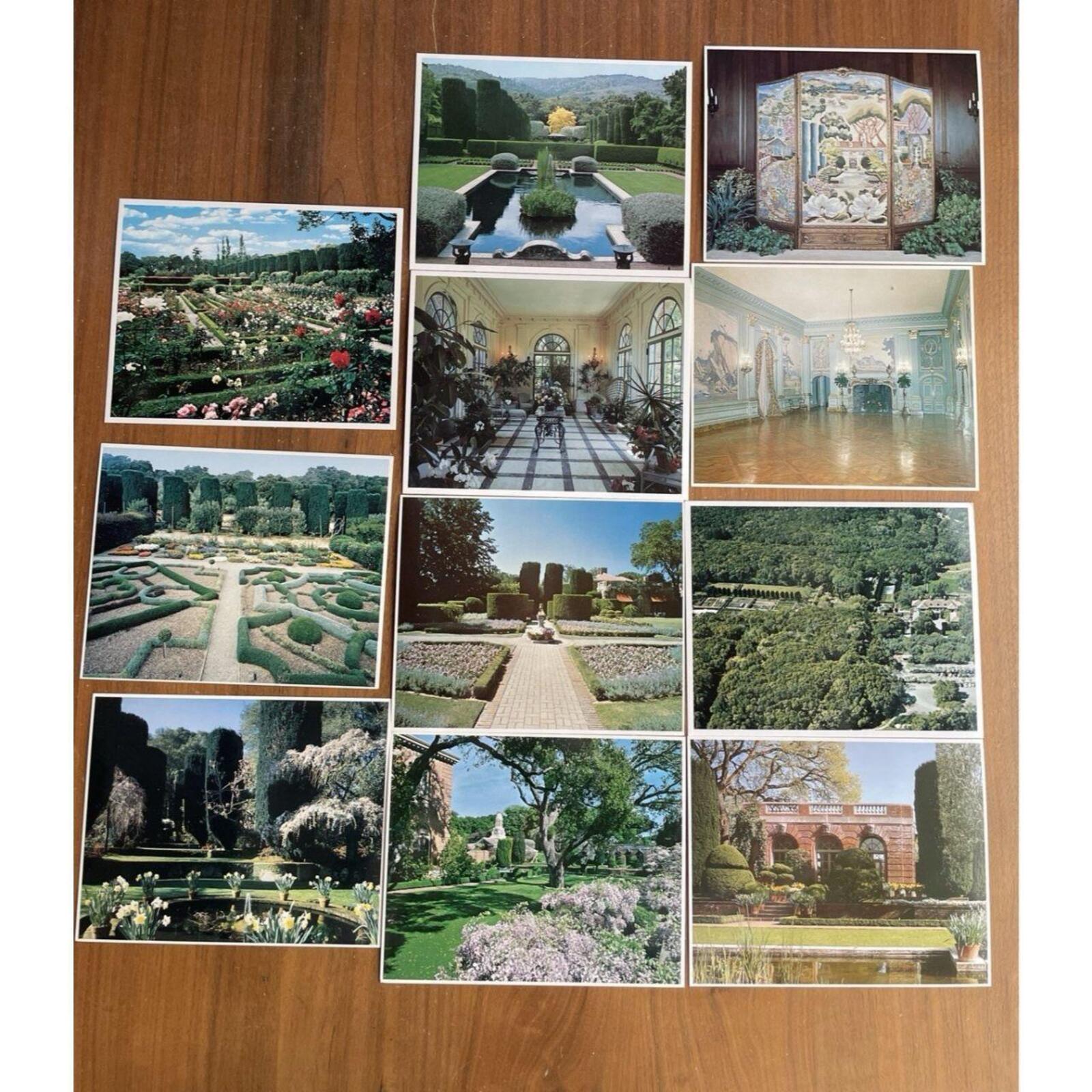 Filoli Gardens Woodside California Postcard Lot Of 11 Continental Size Postcard