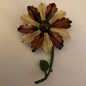 Giant Flower Colorful Brooch Pin