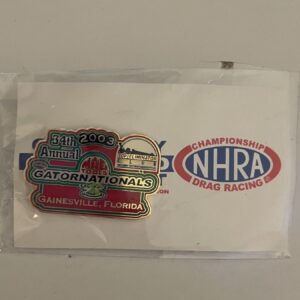 2003 34th Annual Mac Tool Gatornationals Gainsville Florida NHRA Drag Racing Pin