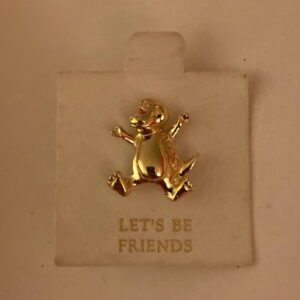 Barney The Dinosaur Pin TV Cartoon Character Star Let's Be Friends