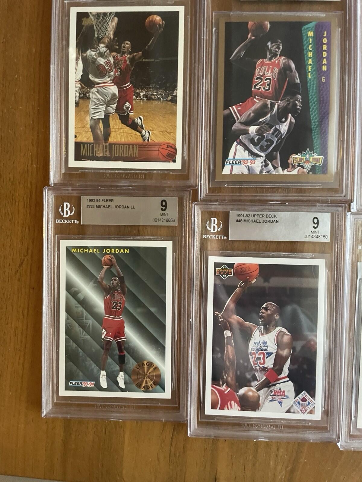 Michael Jordan BGS Graded Basketball Card Lot Of 15 Grades 5 - 9.5 - Image 4