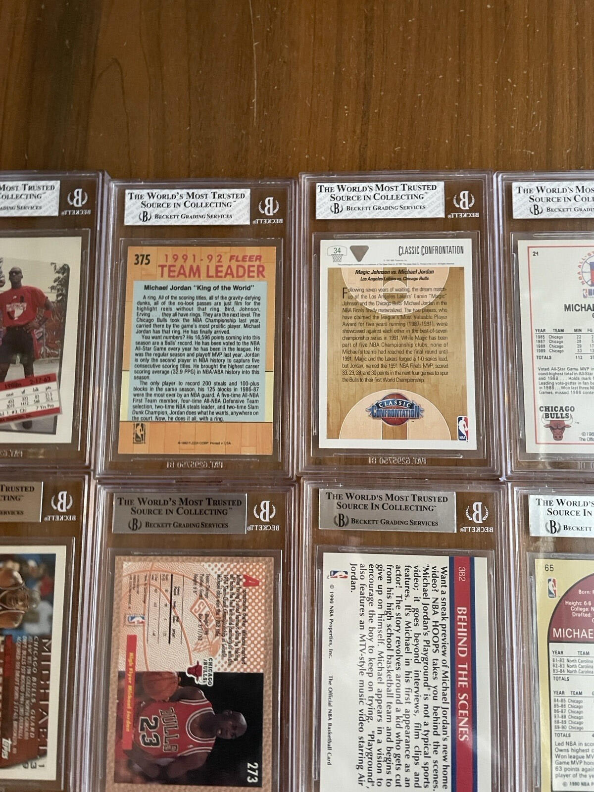 Michael Jordan BGS Graded Basketball Card Lot Of 15 Grades 5 - 9.5 - Image 9