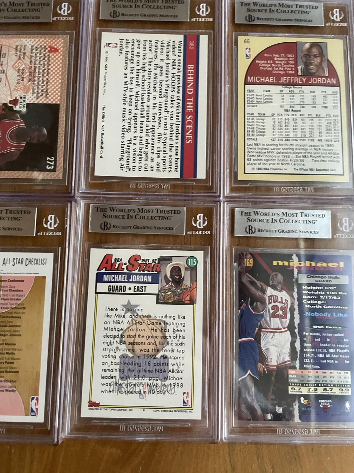 Michael Jordan BGS Graded Basketball Card Lot Of 15 Grades 5 - 9.5 - Image 12