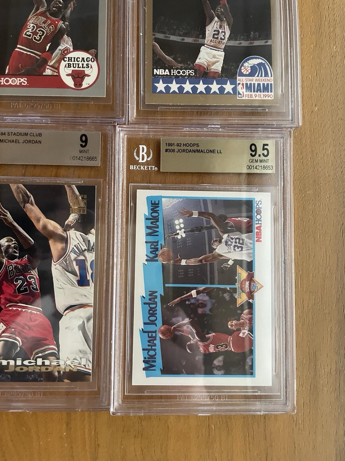 Michael Jordan BGS Graded Basketball Card Lot Of 15 Grades 5 - 9.5 - Image 14