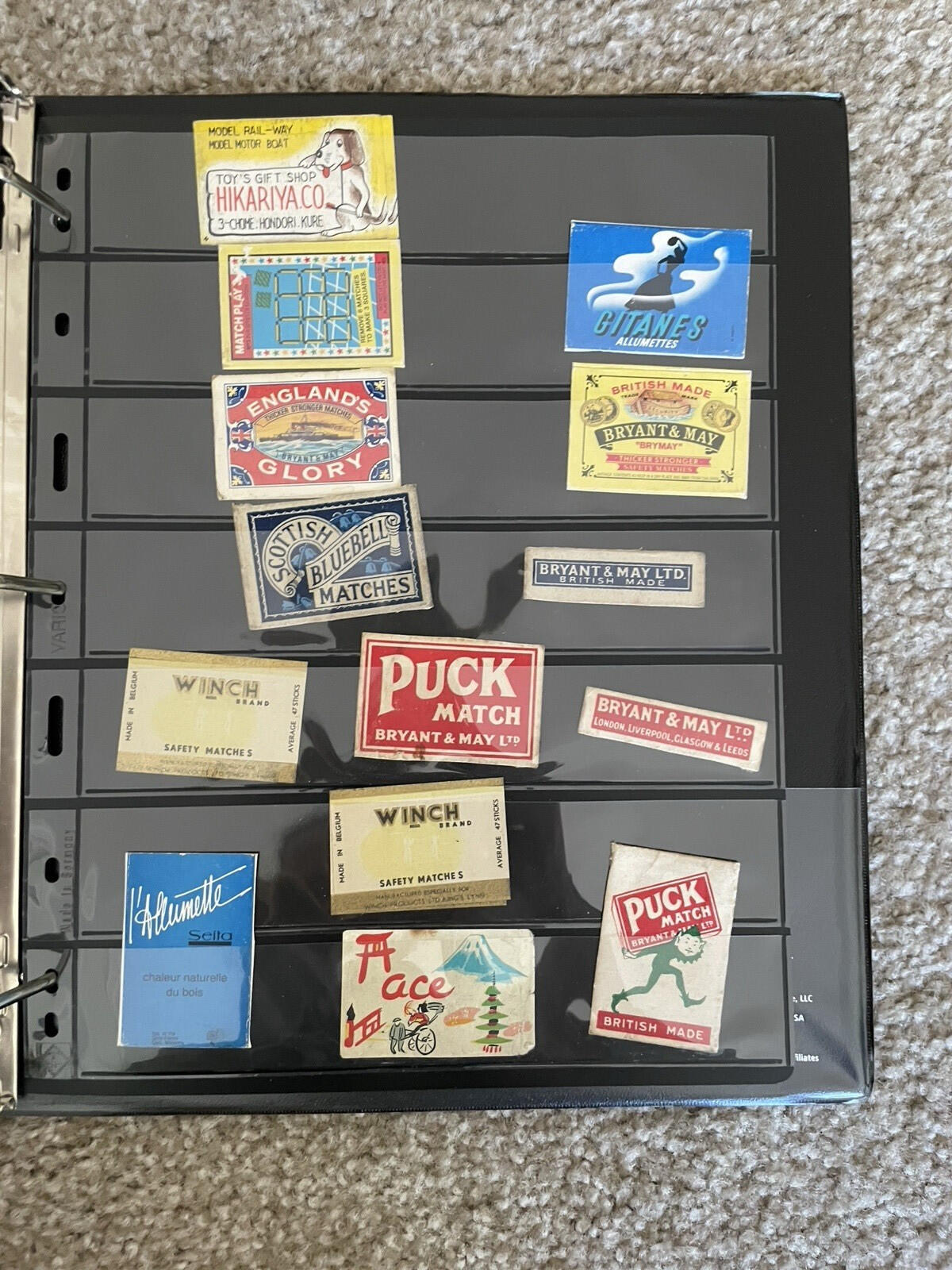Vintage Match Box Labels Collection Lot 360 European Safety Matches Japanese - Image 4