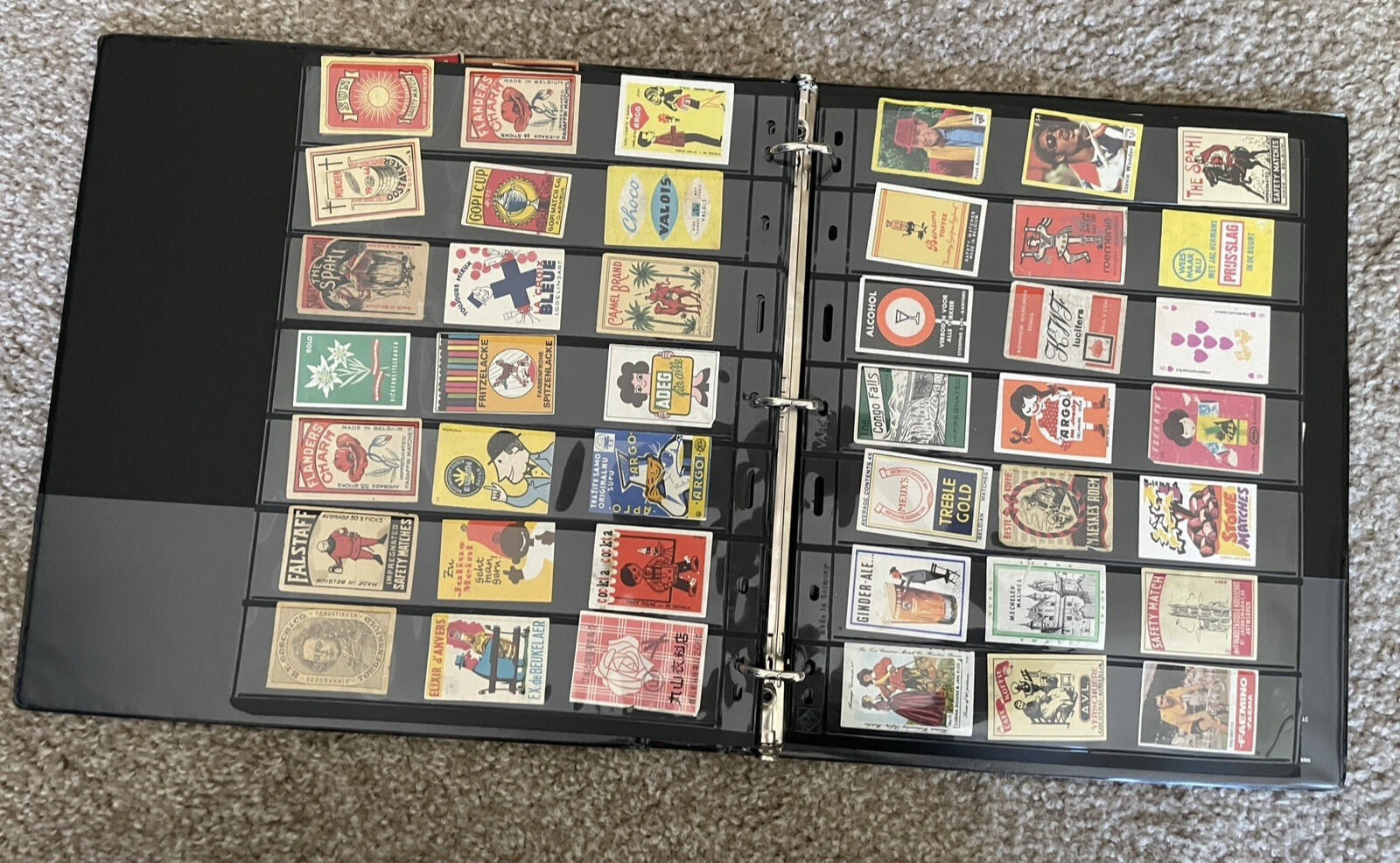 Vintage Match Box Labels Collection Lot 360 European Safety Matches Japanese - Image 8