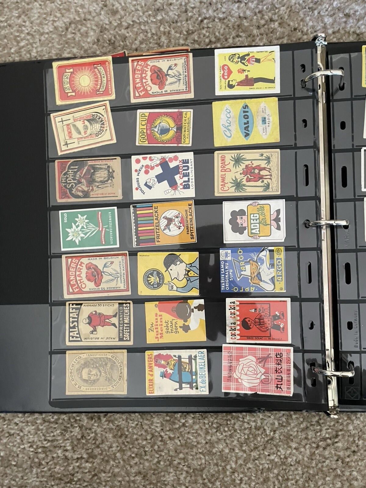 Vintage Match Box Labels Collection Lot 360 European Safety Matches Japanese - Image 10
