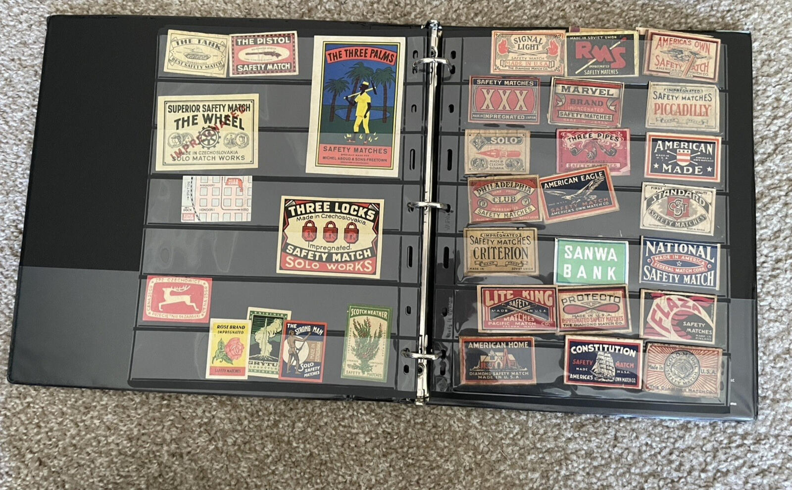 Vintage Match Box Labels Collection Lot 360 European Safety Matches Japanese - Image 17