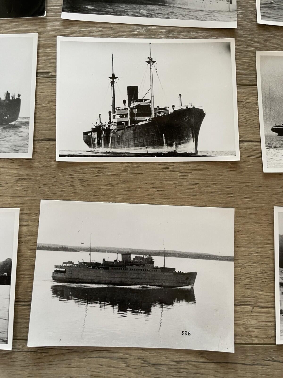 WWII German Naval Ship Photos Erich Gröner Archive HSK Orion Thor Kome Lot of 14 - Image 5