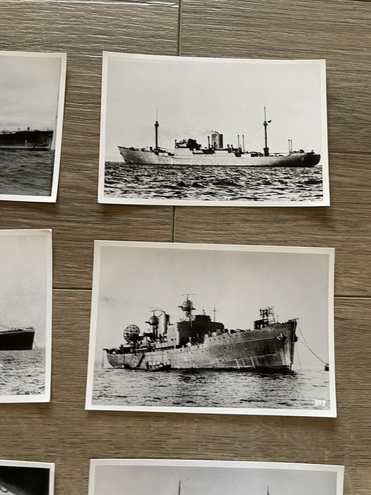 WWII German Naval Ship Photos Erich Gröner Archive HSK Orion Thor Kome Lot of 14 - Image 8