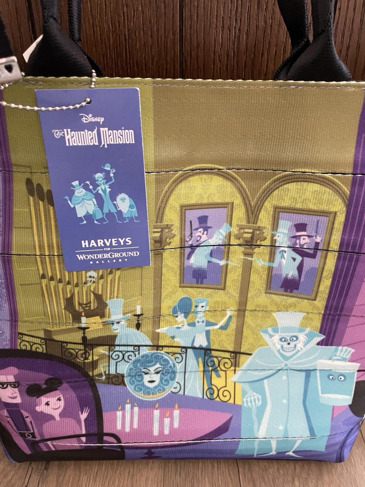 Harveys Disneyland Haunted Mansion 50th Anniversary SHAG Seatbelt Bag Purse - Image 2