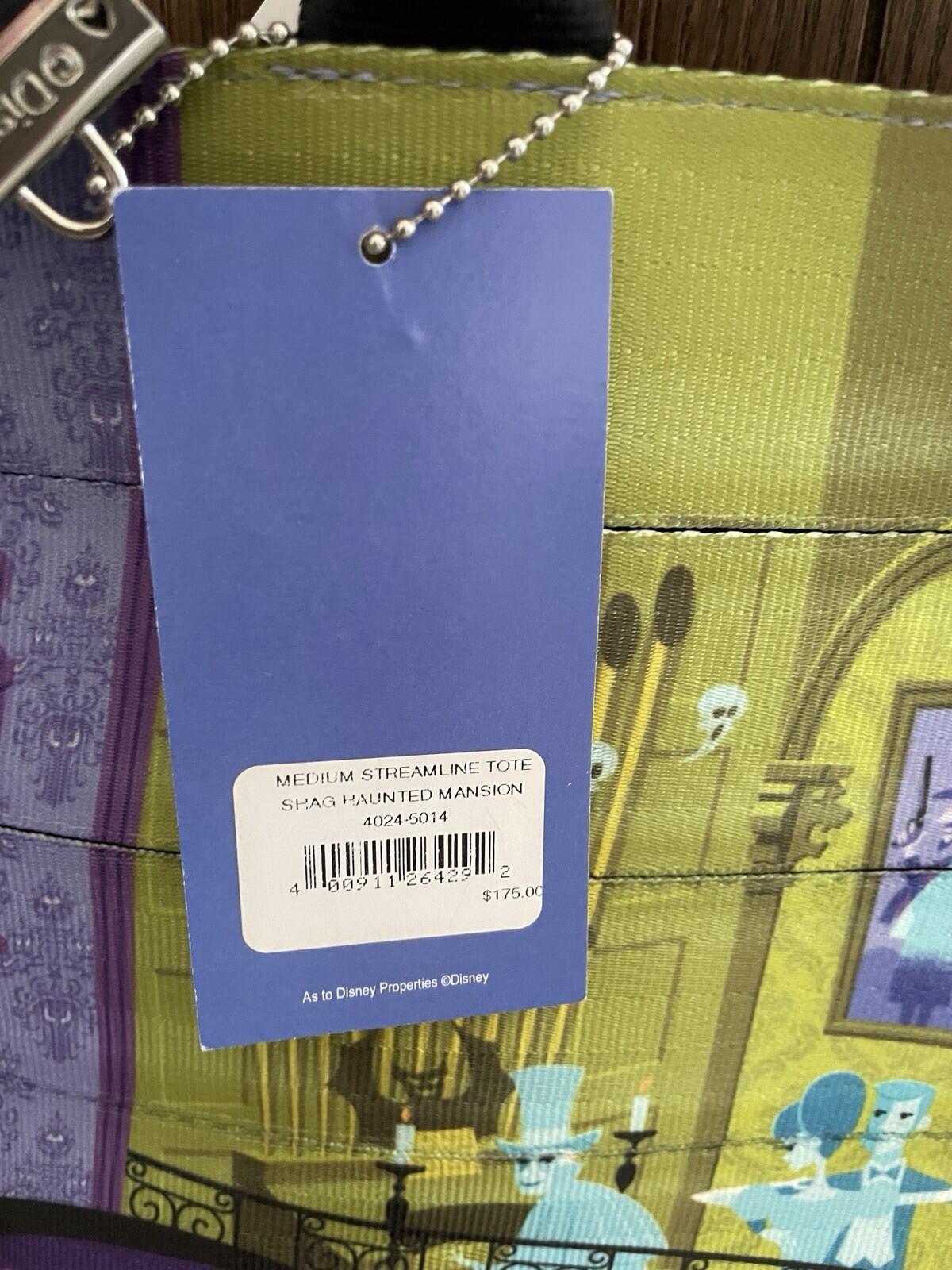 Harveys Disneyland Haunted Mansion 50th Anniversary SHAG Seatbelt Bag Purse - Image 3