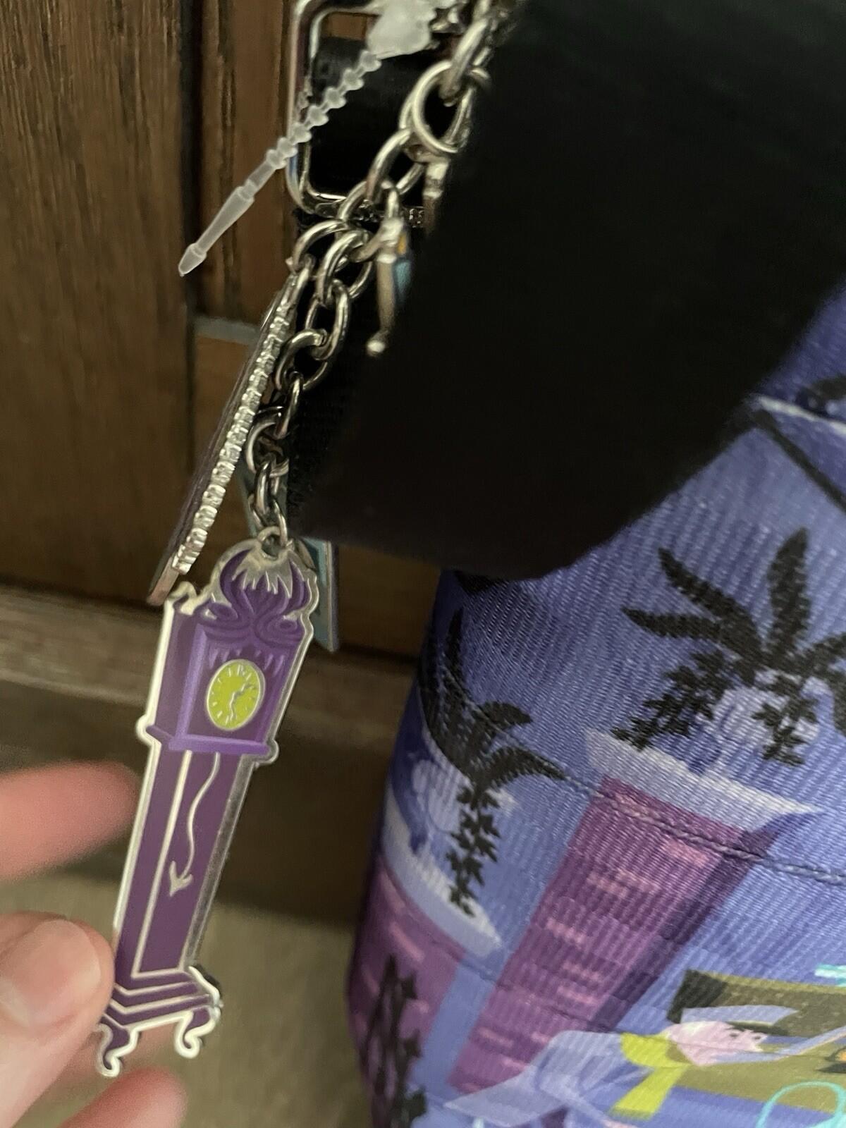 Harveys Disneyland Haunted Mansion 50th Anniversary SHAG Seatbelt Bag Purse - Image 6