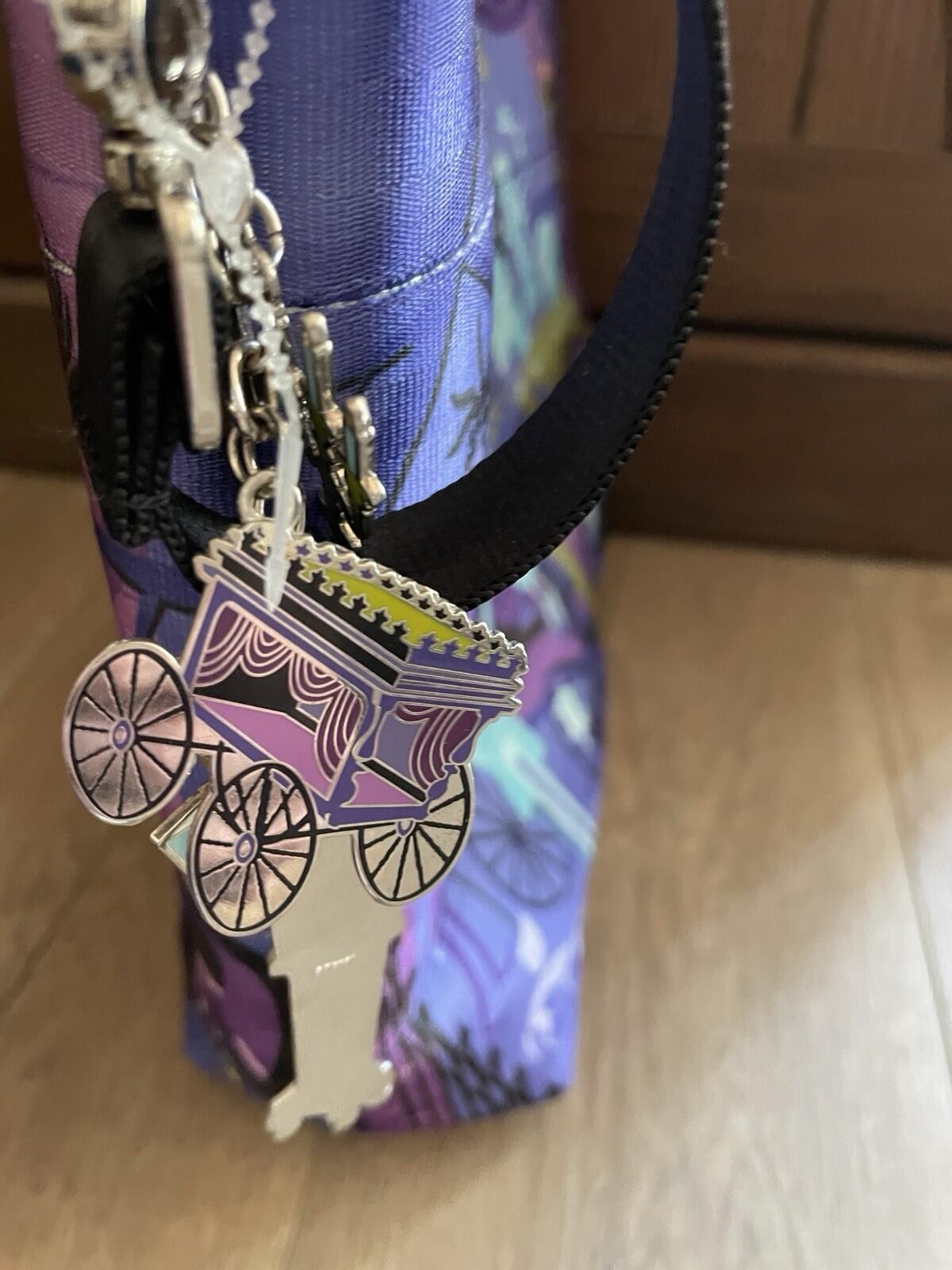 Harveys Disneyland Haunted Mansion 50th Anniversary SHAG Seatbelt Bag Purse - Image 7