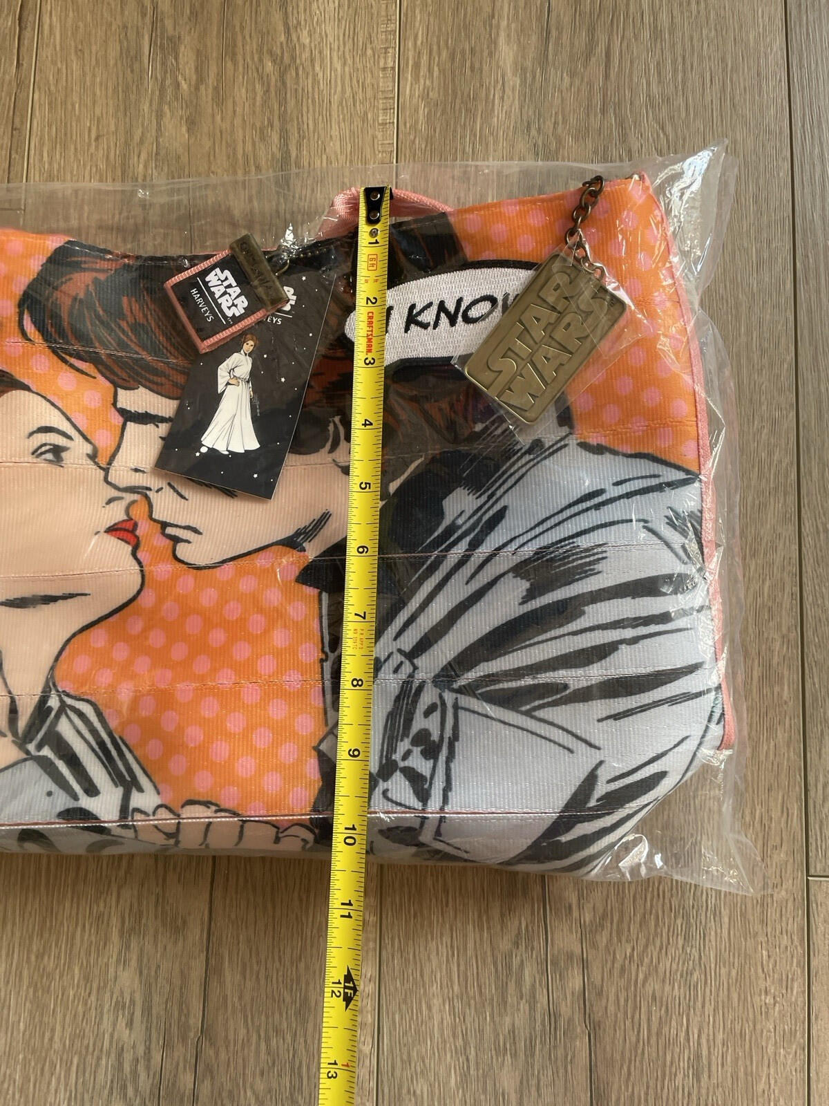 Harveys Star Wars Disney Rebel Princess Leia Han Solo Tote Bag Purse NWT - Image 7