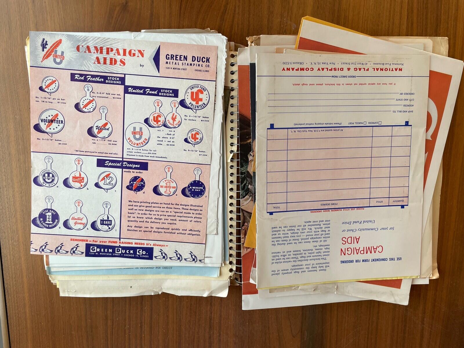 United Way Campaign Promotion Kit 1960's Vintage - Image 21