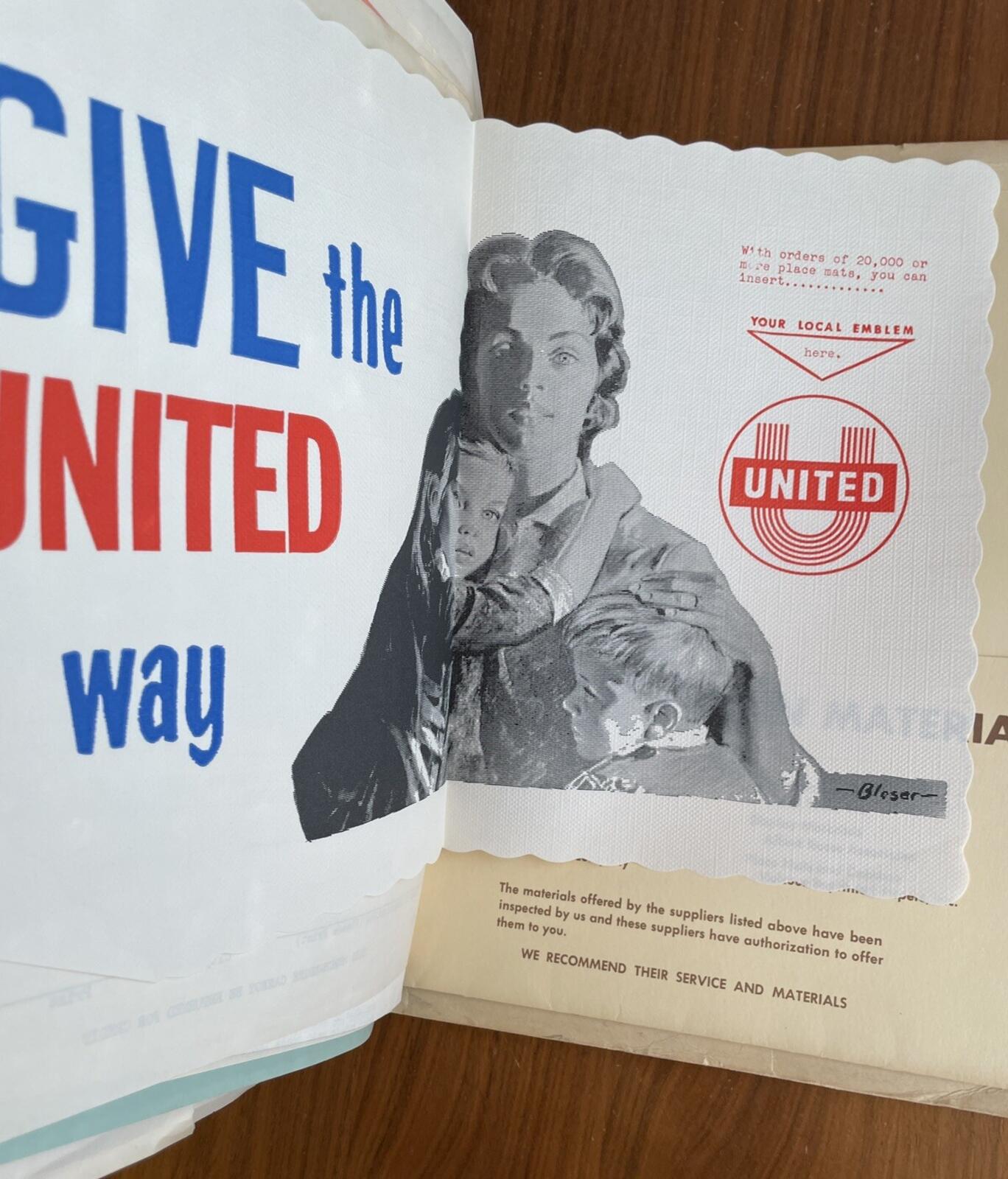 United Way Campaign Promotion Kit 1960's Vintage - Image 23