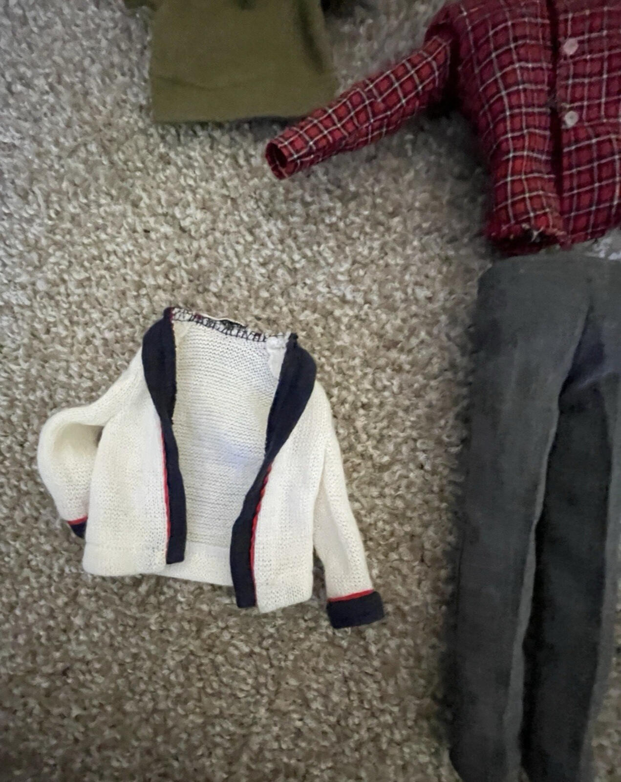 Vintage Barbie Doll Vintage Ken Dolls Lot Brunette Flocked Hair 1960's Clothes - Image 17