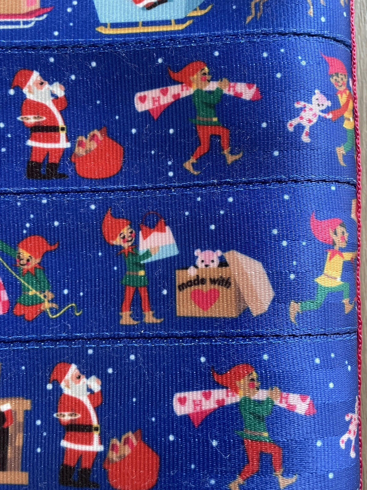Harveys Christmas Workshop Purse Handbag Tote Santa Claus Elves Teddy Bear 2020 - Image 3