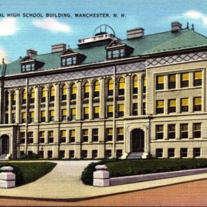 Central Classical High School Building Manchester New Hampshire Postcard