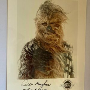Star Wars Chewbacca Peter Mayhew Signed Photo Autographed 8x10 Photo Photograph