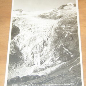 Glacier Du Rhone Rhonegletscher Belvedere Switzerland Postcard
