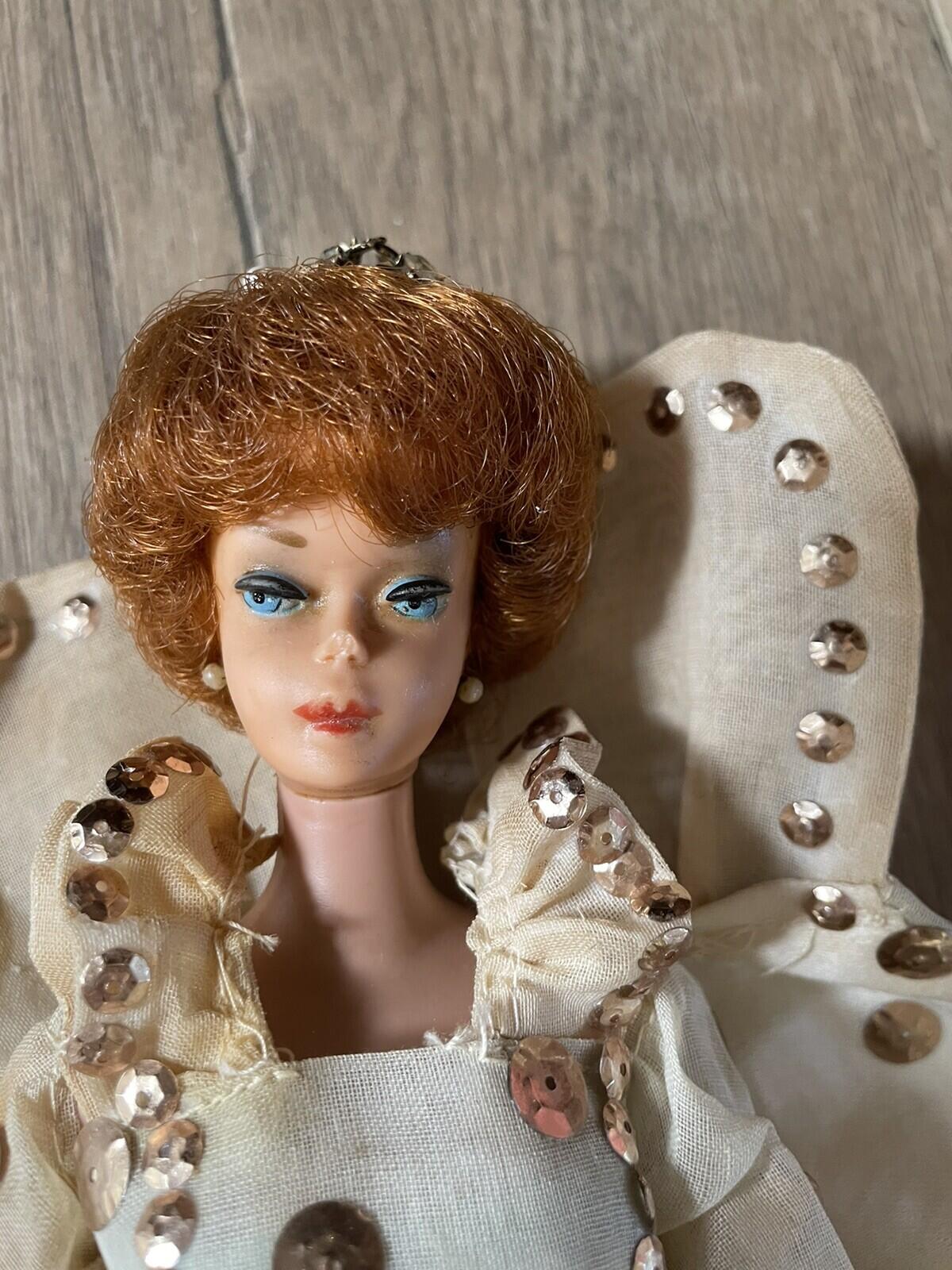 Barbie Titan Bubble Cut Vintage 1961 #850 Mattel Patent Pending Japan MCMLVIII - Image 3