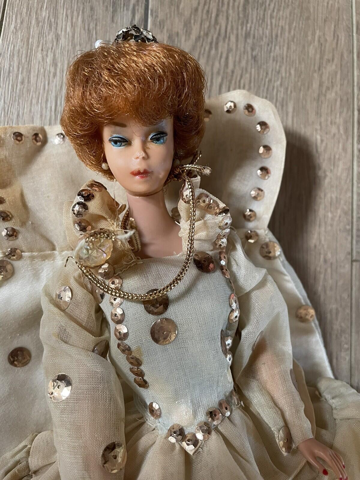 Barbie Titan Bubble Cut Vintage 1961 #850 Mattel Patent Pending Japan MCMLVIII - Image 4