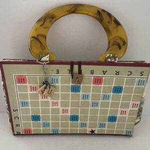 Scrabble Board Game Bag Purse Handmade Purse Handbag