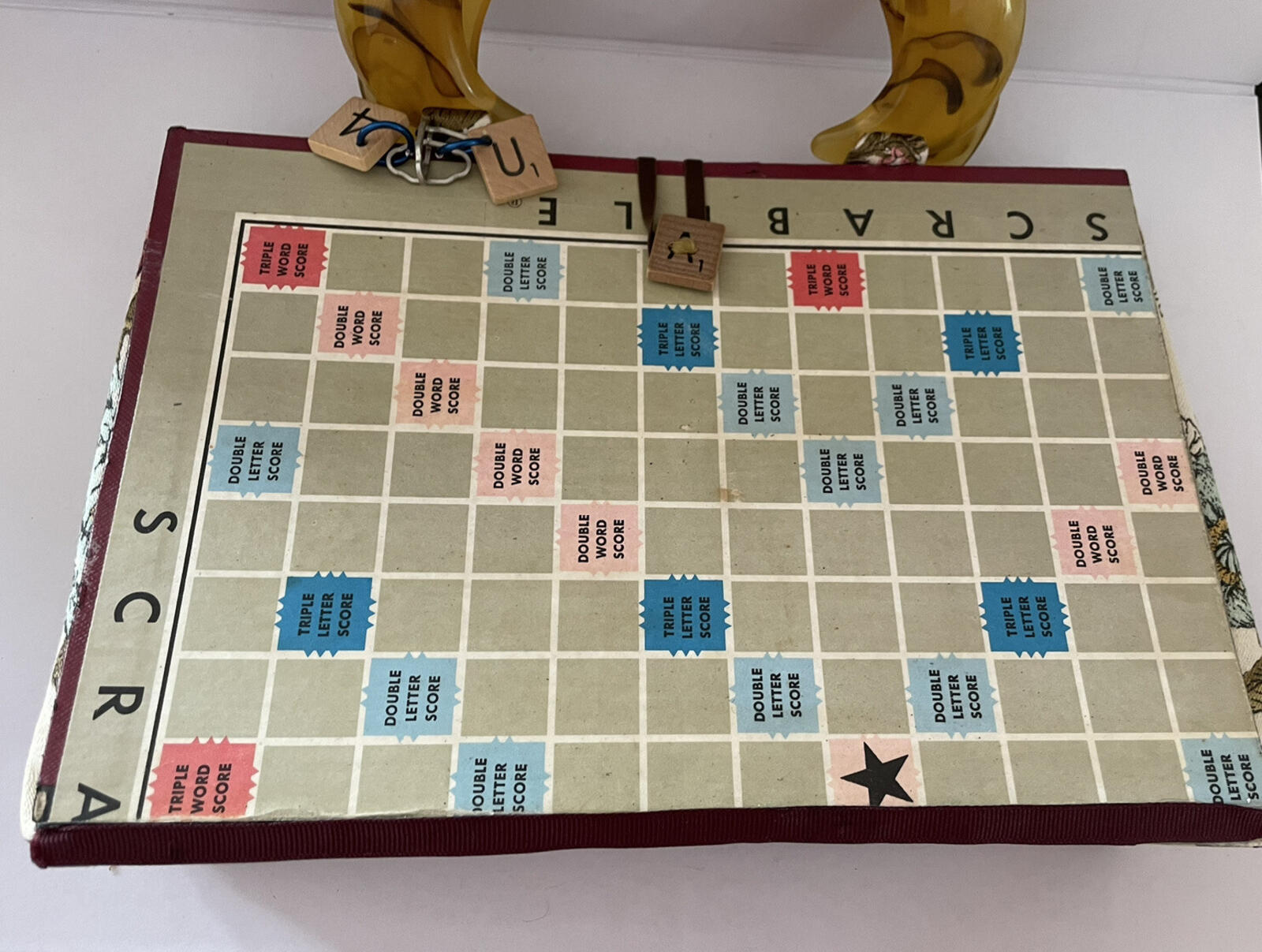 Scrabble Board Game Bag Purse Handmade Purse Handbag - Image 7
