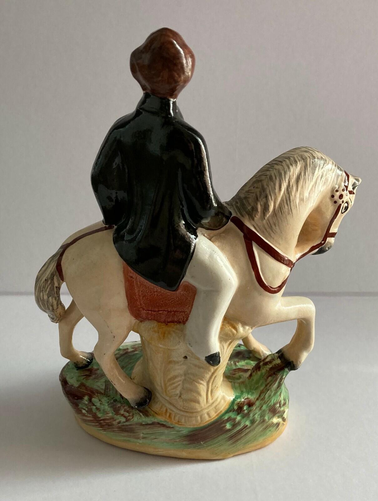 Antique Staffordshire Ware The Prince Statue Figure England 1850's - Image 3