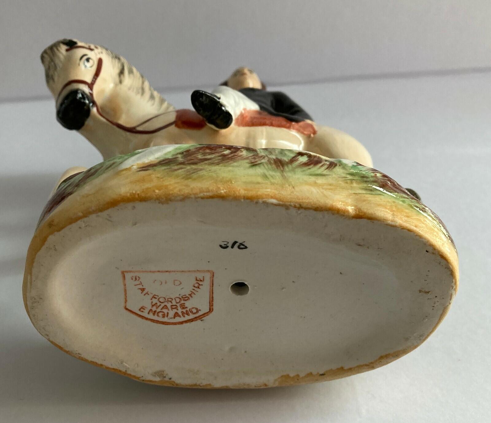 Antique Staffordshire Ware The Prince Statue Figure England 1850's - Image 5