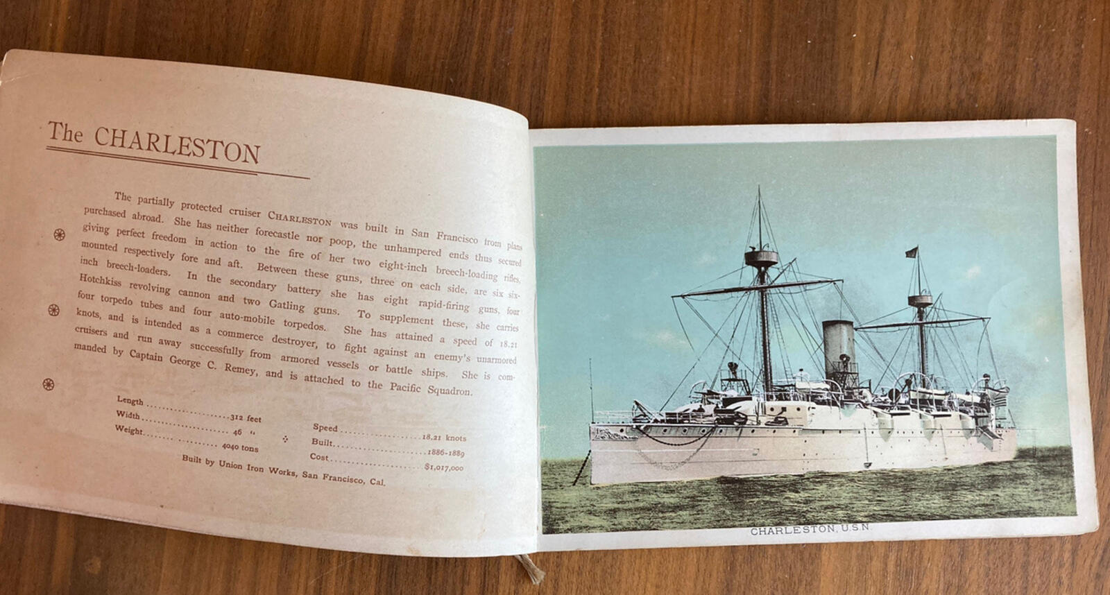 Woolson Spice Lion Coffee Album The White Squadron Navy Ships - Image 3