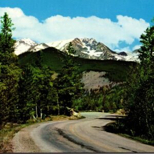 Trail Ridge Road Estes Park Colorado Postcard Unposted