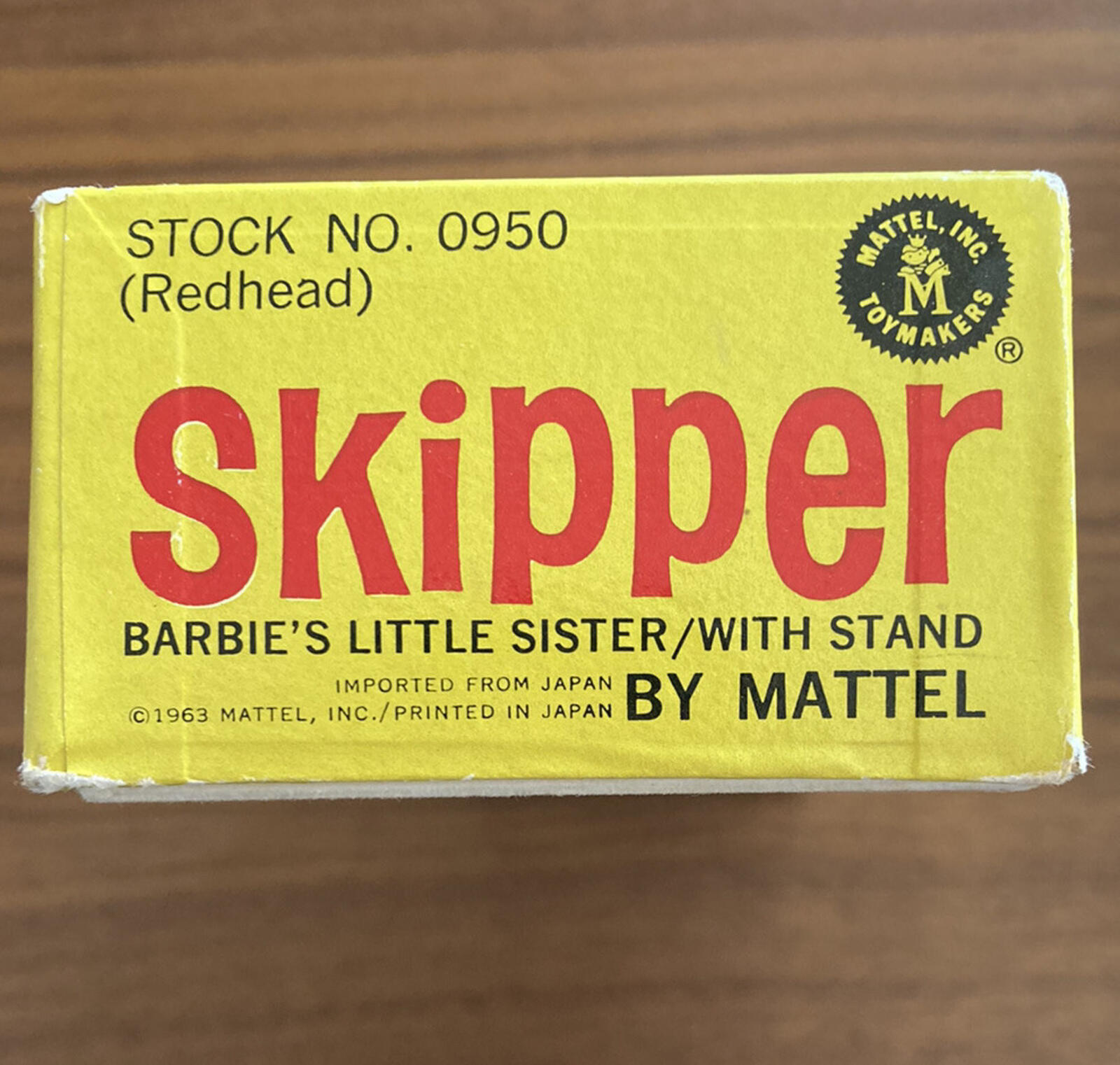 Mattel Barbie Doll Skipper Doll TM Sample Doll Test Market Redhead 950 Green Ear - Image 11