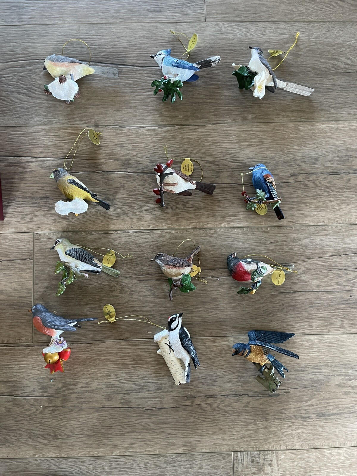 Danbury Mint The Song Bird Christmas Ornaments Box Of 12 - Image 2