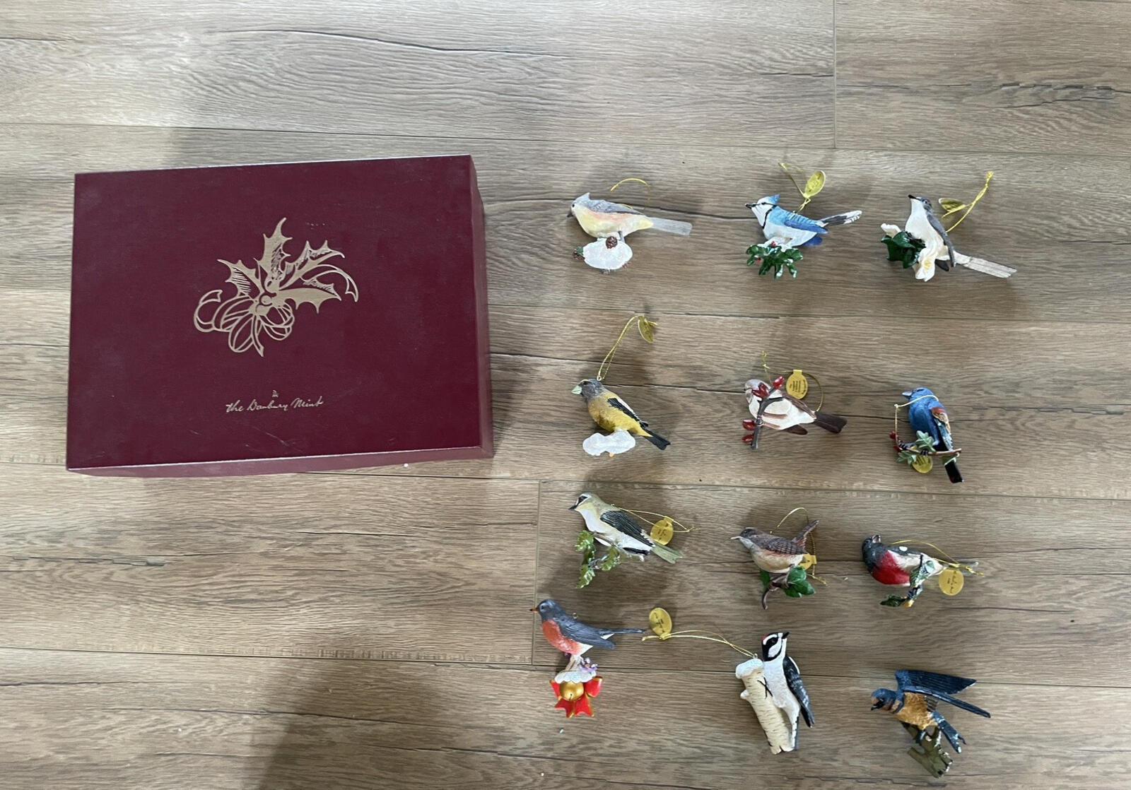 Danbury Mint The Song Bird Christmas Ornaments Box Of 12 - Image 3