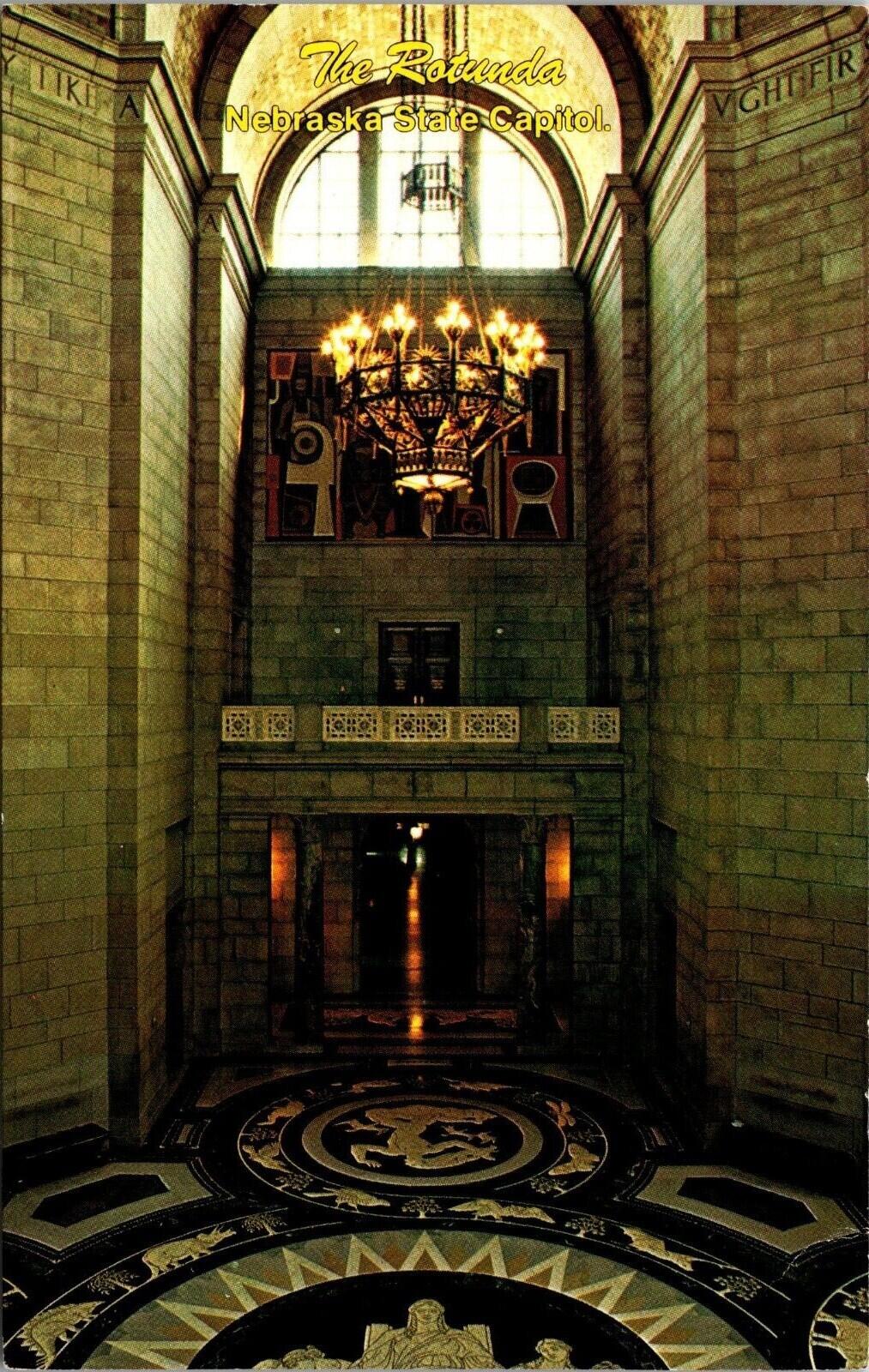 The Rotunda Nebraska State Capitol Lincoln Nebraska Postcard Unposted