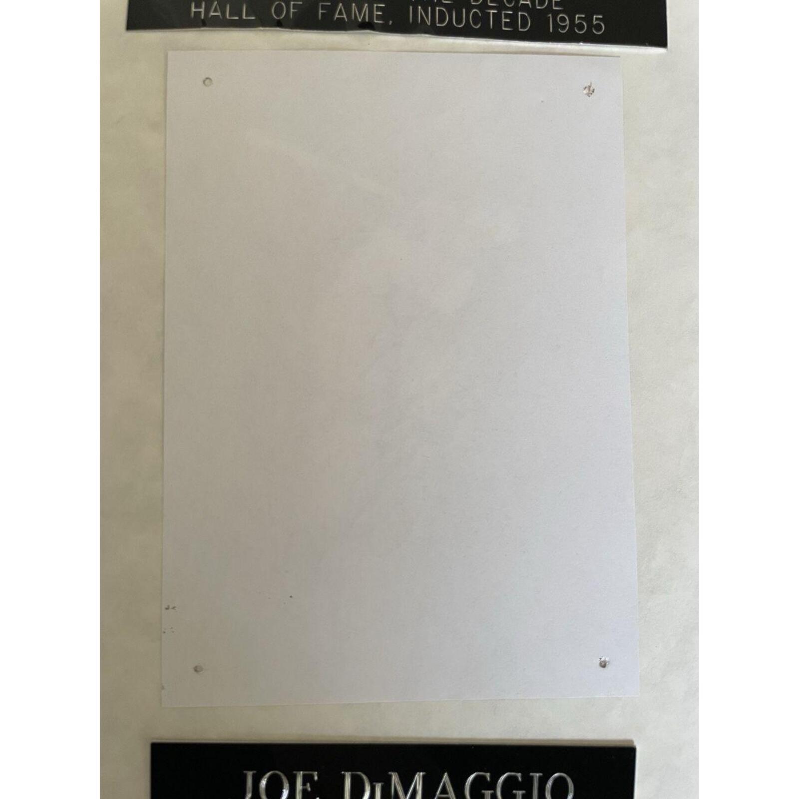 Joe Dimaggio Autographed Photo With Certificate Of Authenticity Numbered - Image 6