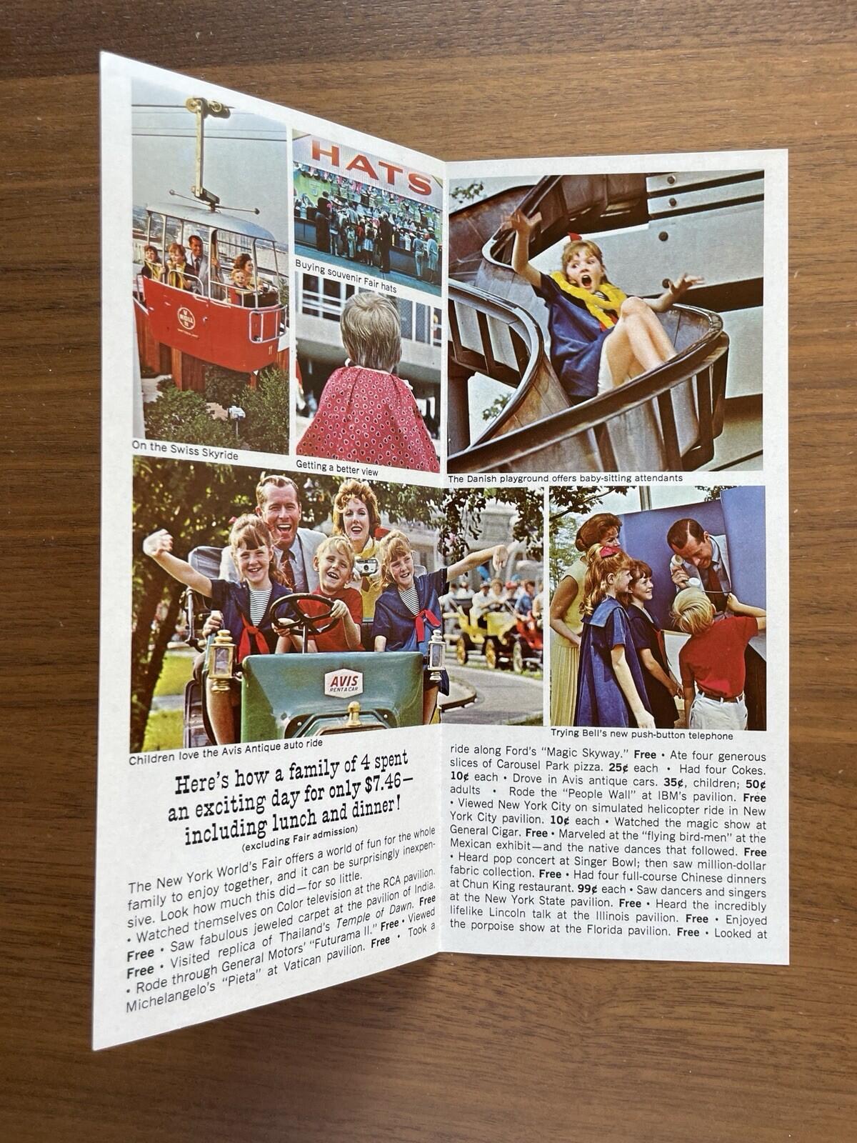 New York Worlds Fair Family Fun At The Fair Vintage Brochure 1965 - Image 3