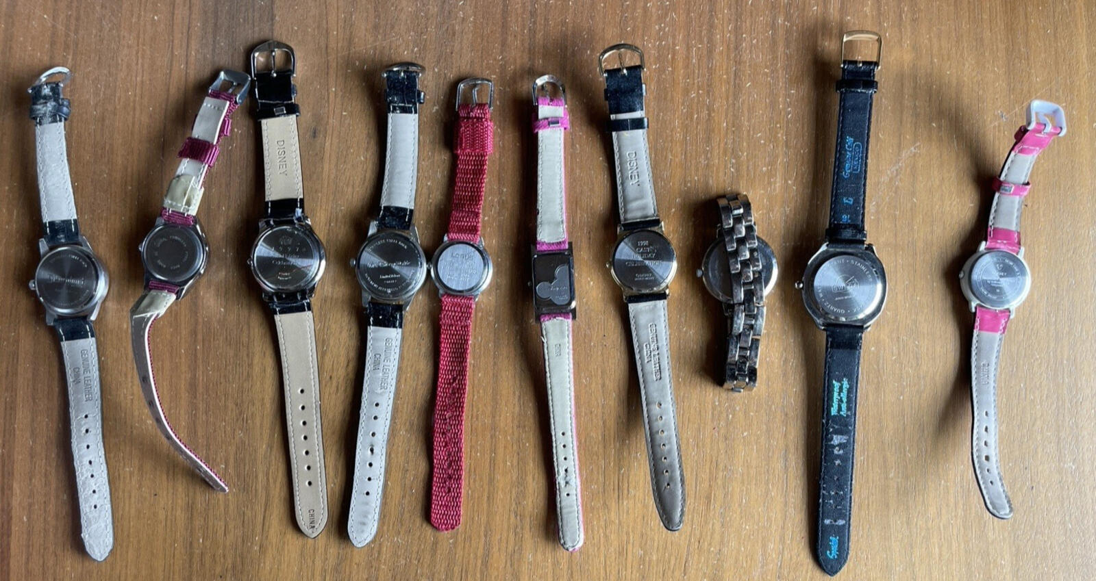 Lot Of 10 Disney Mickey Mouse Watches & Minnie Mouse Watches Working - Image 2