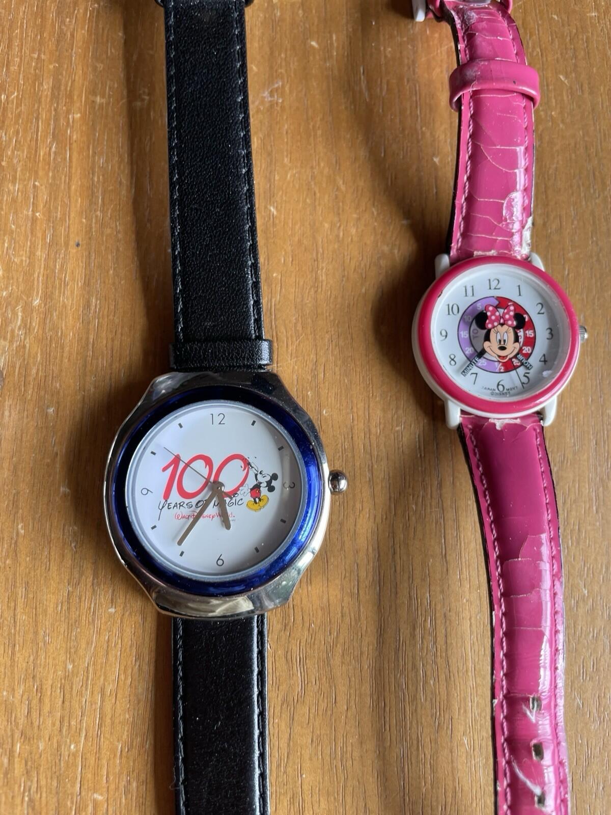 Lot Of 10 Disney Mickey Mouse Watches & Minnie Mouse Watches Working - Image 8