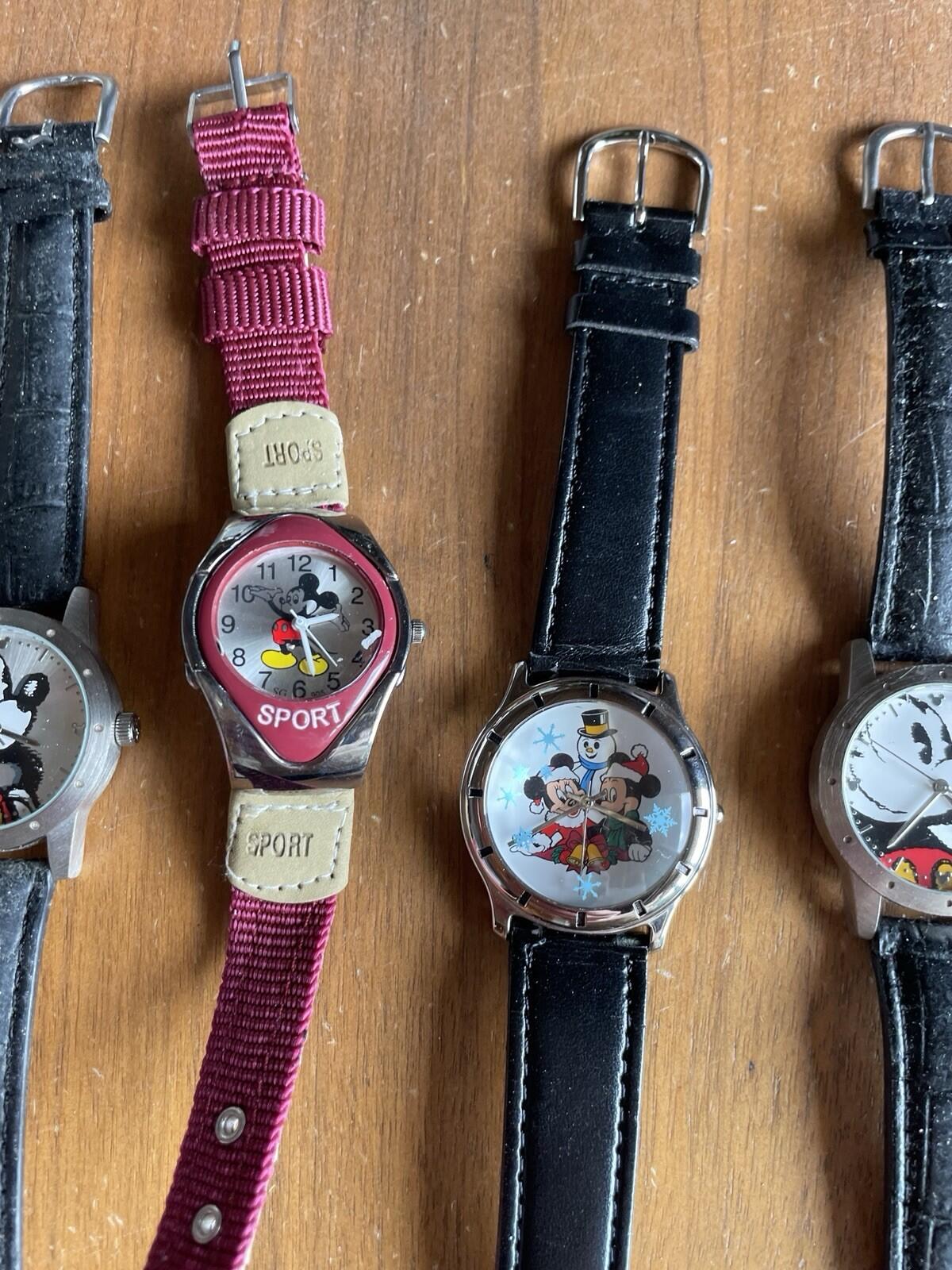 Lot Of 10 Disney Mickey Mouse Watches & Minnie Mouse Watches Working - Image 11