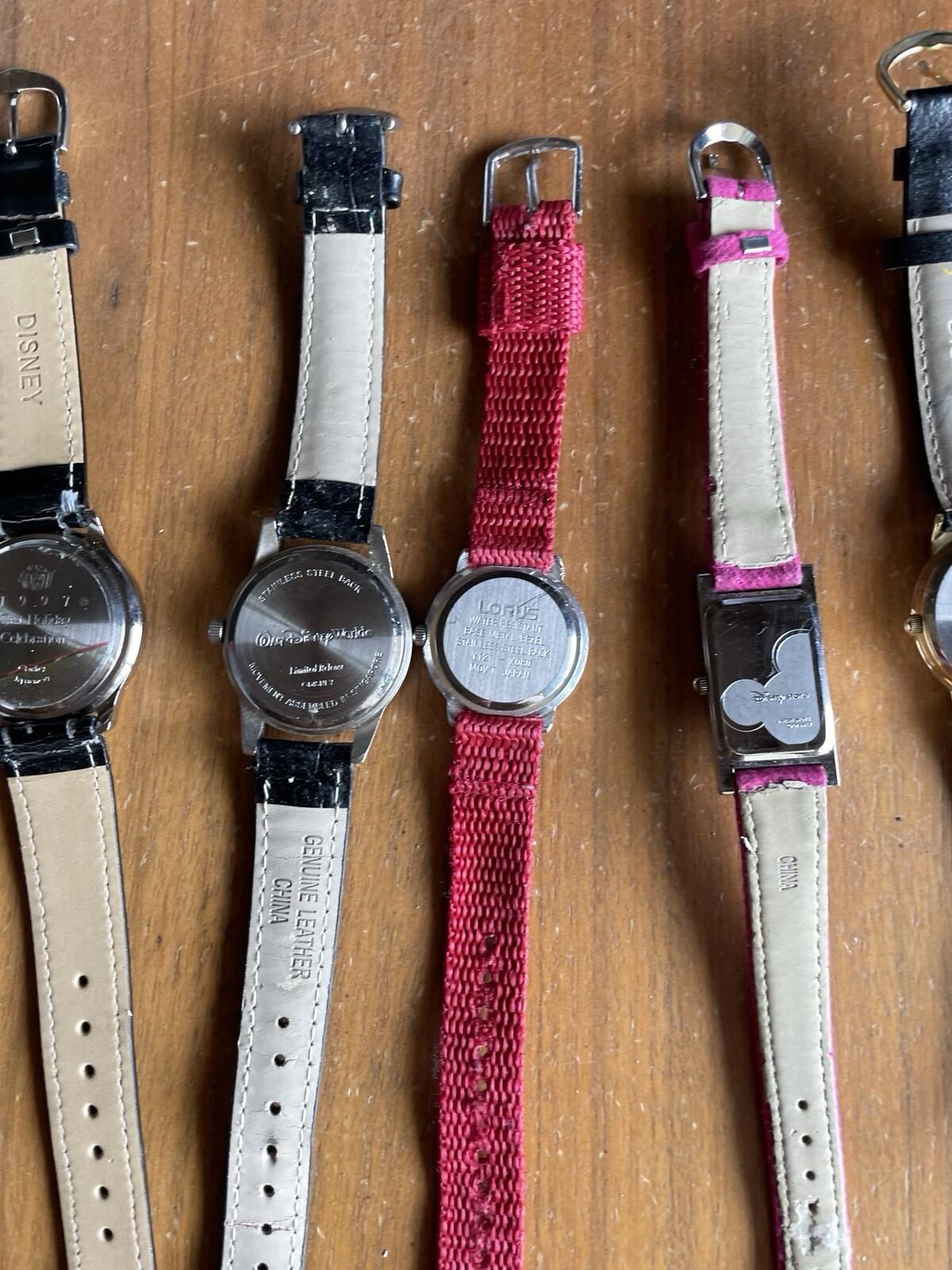 Lot Of 10 Disney Mickey Mouse Watches & Minnie Mouse Watches Working - Image 13